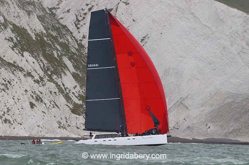 2023 Round the Island Race photo copyright Ingrid Abery / www.ingridabery.com taken at Island Sailing Club, Cowes and featuring the Catamaran class