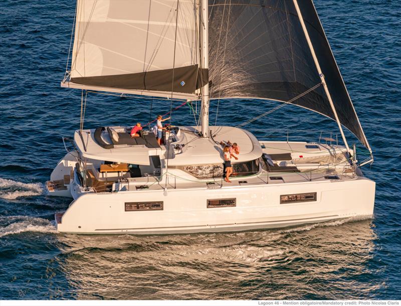 Lagoon 46 photo copyright Nicolas Claris taken at  and featuring the Catamaran class