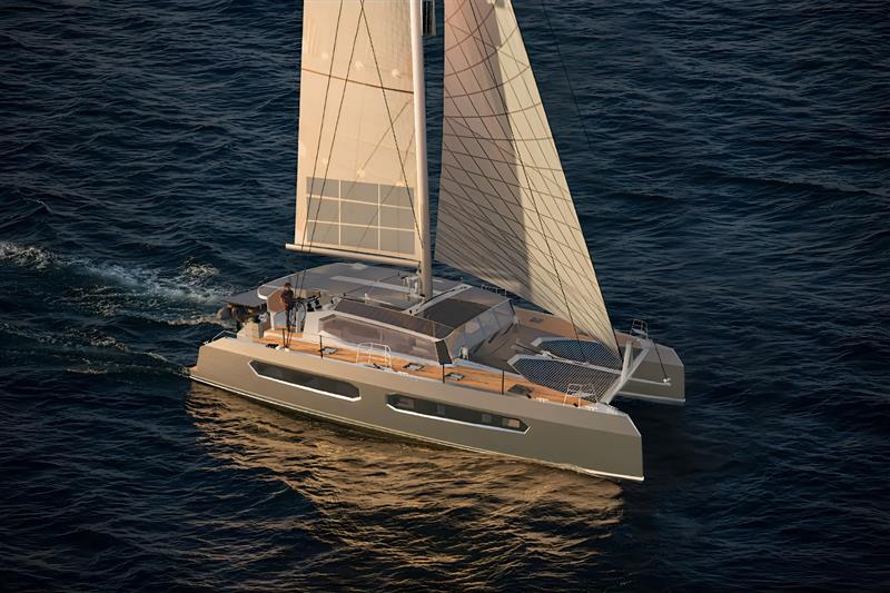 Hu'chu 55ft performance catamaran photo copyright iYacht GmbH taken at  and featuring the Catamaran class