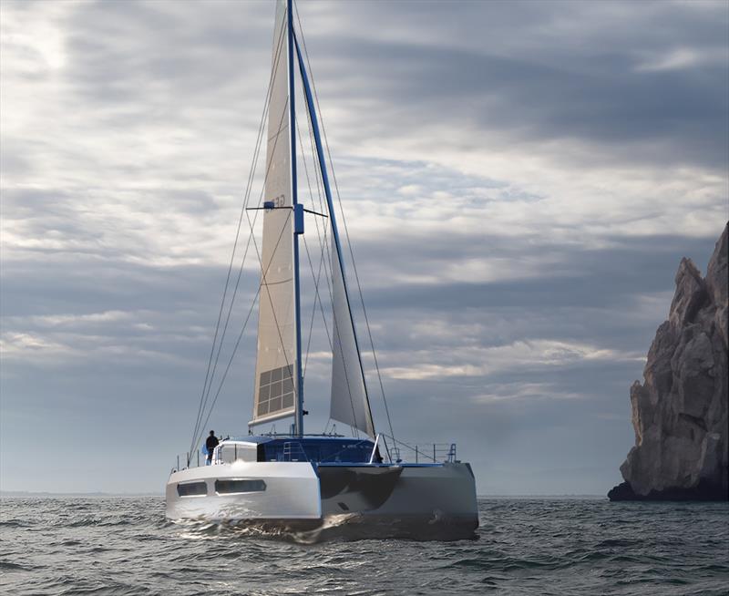 Hu'chu 55ft performance catamaran photo copyright iYacht GmbH taken at  and featuring the Catamaran class