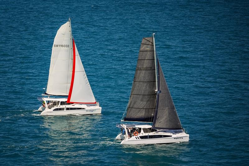 Multihulls at Hamilton Island Race Week photo copyright Salty Dingo taken at Hamilton Island Yacht Club and featuring the Catamaran class