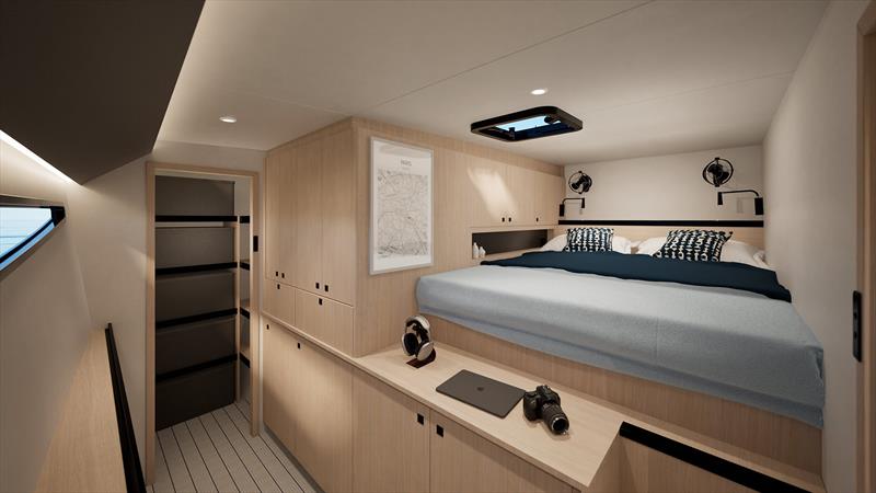 Master Stateroom - Cure 55 - photo © Cure Marine