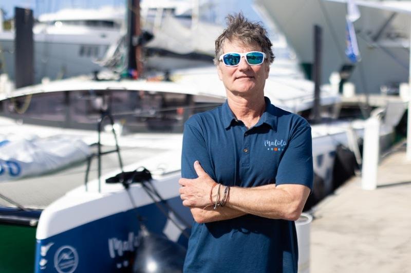 Thomas Kassberg - winner of Multihull Class with his ORC 50 Malolo - photo © Arthur Daniel / RORC