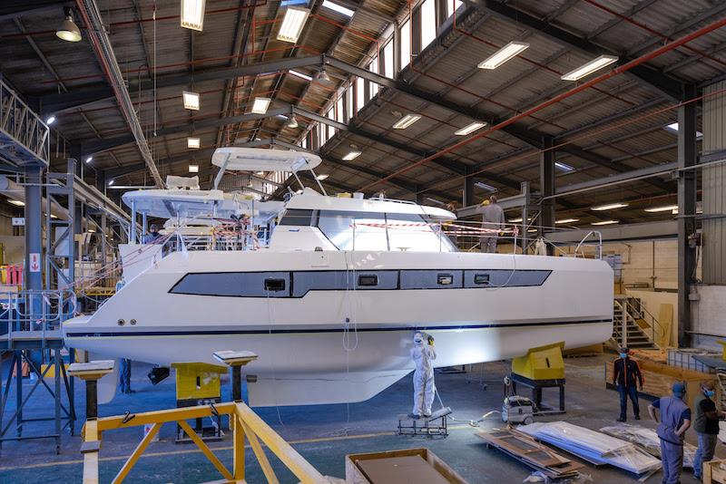 Leopard Catamarans advances 'single shot' hull infusion and further industry standards photo copyright Leopard Catamarans taken at  and featuring the Catamaran class