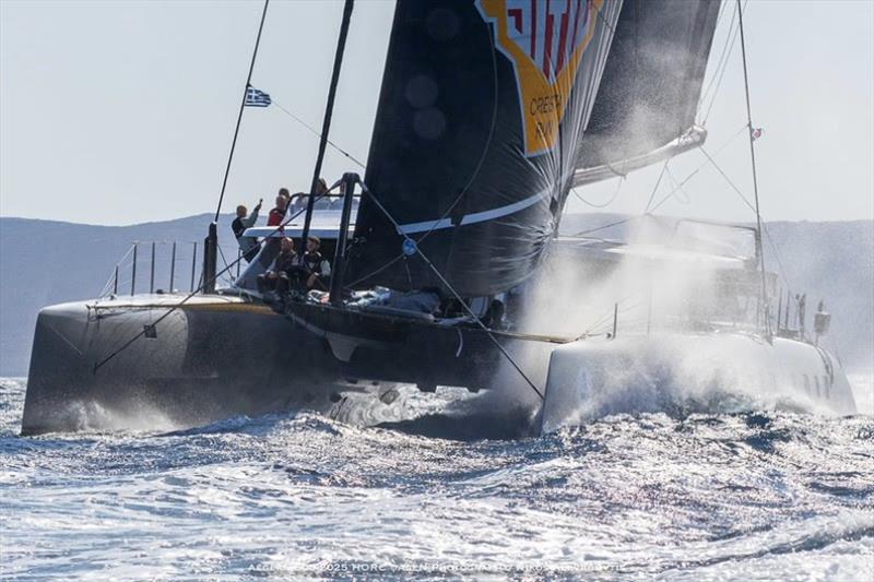 AEGEAN 600 photo copyright Nikos Alevromytis taken at Hellenic Offshore Racing Club and featuring the Catamaran class