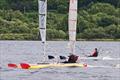 George Evans and Gareth Ede hurtle towards the leeward mark in Race 3 - Bala Multihull Open 2025 © John Hunter