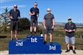 Gareth Ede tops the podium with George Evans ssecond, John Terry third and Stuart Ede fourth - Catapult National Championship at Bridlington © Margaret Evans