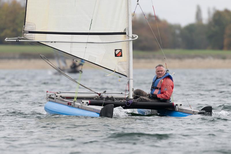 In only his second event of the season Chris Phillips scored three wins on personal handicap - Catapult TT at the Grafham Catamaran Open - photo © Paul Sanwell / OPP