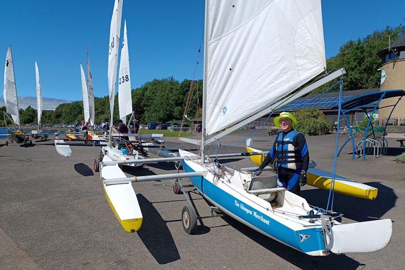 Scottish Challenger Regatta at Castle Semple photo copyright Sailability Scotland taken at Castle Semple Sailing Club and featuring the Challenger class