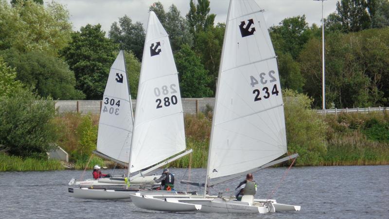 WISH SC Open Challenger Event photo copyright Marion Edwards taken at Wigan and St Helens Sailing Club and featuring the Challenger class