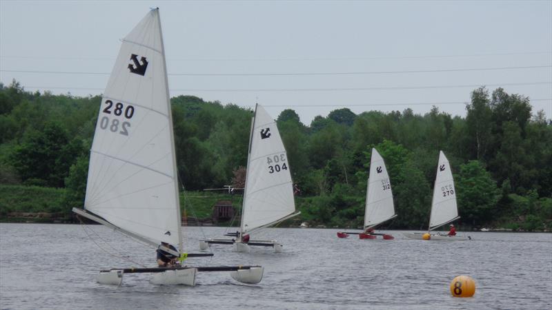 WISH SC Open Challenger Event photo copyright Marion Edwards taken at Wigan and St Helens Sailing Club and featuring the Challenger class