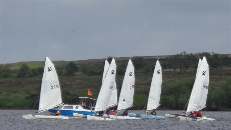 English Open Challenger Championship at Scaling Dam photo copyright Marion Edwards taken at Scaling Dam Sailing Club and featuring the Challenger class