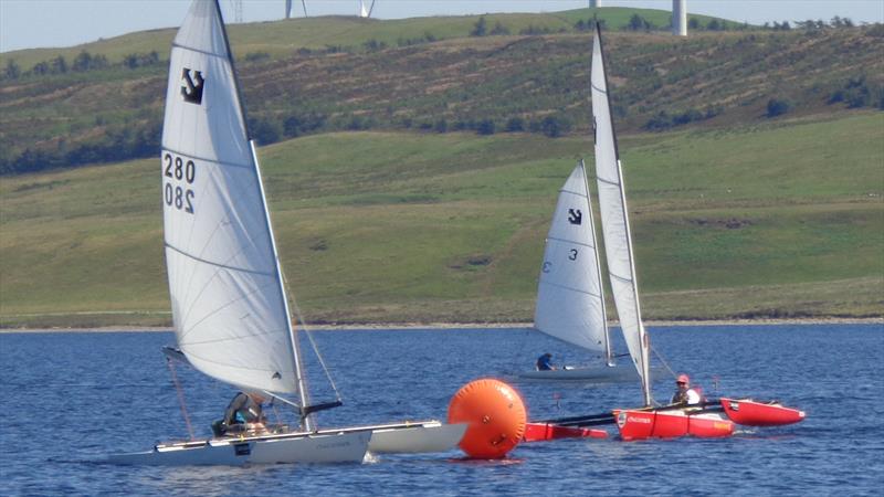 Welsh Challenger Championship at Llyn Brenig photo copyright Marion Edwards taken at Llyn Brenig Sailing Club and featuring the Challenger class