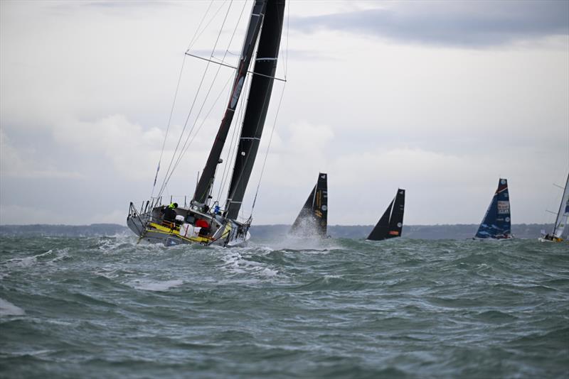 Class 40 start - Transat Jacques Vabre - Lorient, France - November 5, 2023 photo copyright TransAt Jacques Vabre taken at Yacht Club de France and featuring the Class 40 class