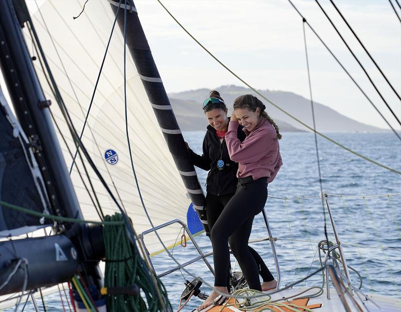 Figureheads - Cole Brauer (L) and Elizabeth Tucker (R) photo copyright Alvaro Sanchis taken at  and featuring the Class 40 class