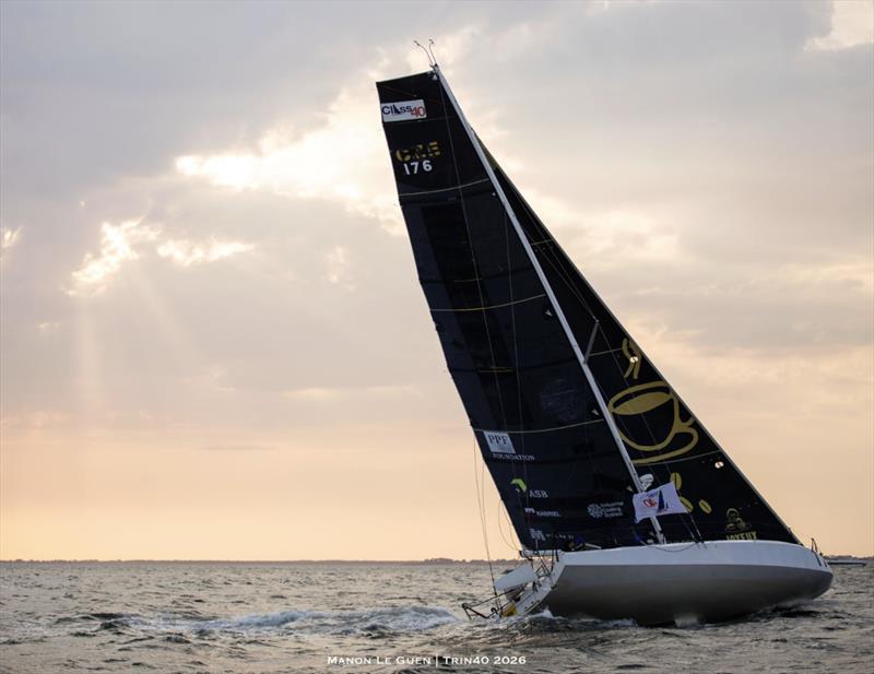 Olympian Pierre Le Boucher and William Hill will race double-handed in the Class40 Penfret in the RORC Round Britain and Ireland Race - photo © Manon Le Guen / Trin40 2026