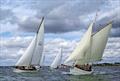 Two of the visiting Classic Yachts and Gaffers - Mersea Week 2024 © Chrissie Westgate