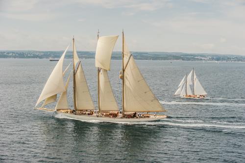 2014 Pendennis Cup day 2 photo copyright Nick Bailey taken at Royal Cornwall Yacht Club and featuring the Classic Yachts class