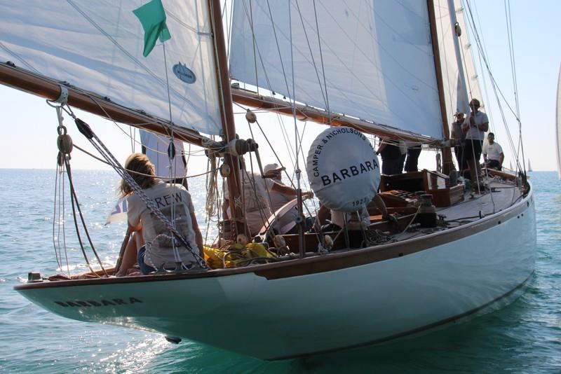 Barbara (1923) enjoys the Viareggio Historical Sails Meeting photo copyright P. Maccione taken at Club Nautico Versilia and featuring the Classic Yachts class