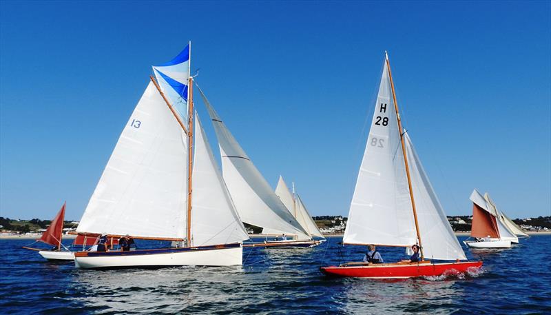 Carey Olsen Jersey Regatta Dayboat start photo copyright Bill Harris taken at Royal Channel Islands Yacht Club and featuring the Classic Yachts class