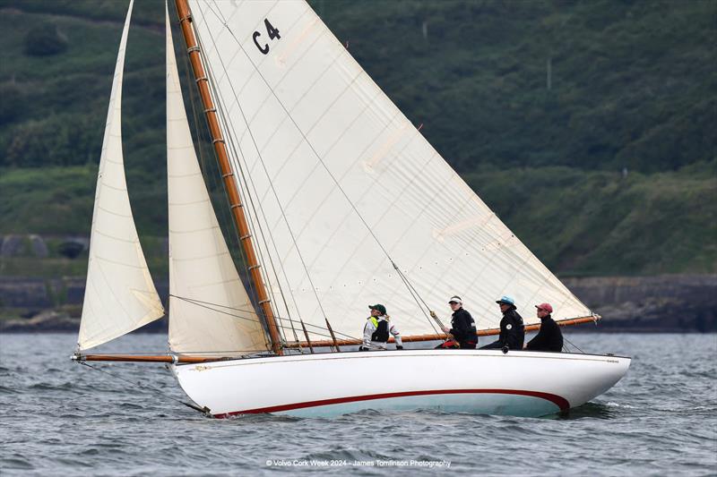 Chris Bateman's Cork One-Design 'Jap' scored their third bullet of the regatta - 2024 Volvo Cork Week - Day 4 - photo © James Tomlinson