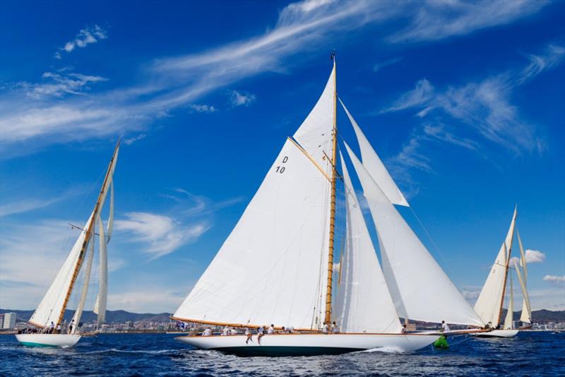 Puig Vela Clàssica Barcelona Regatta photo copyright Nico Martinez / MartinezStudio taken at Real Club Nautico de Barcelona and featuring the Classic Yachts class