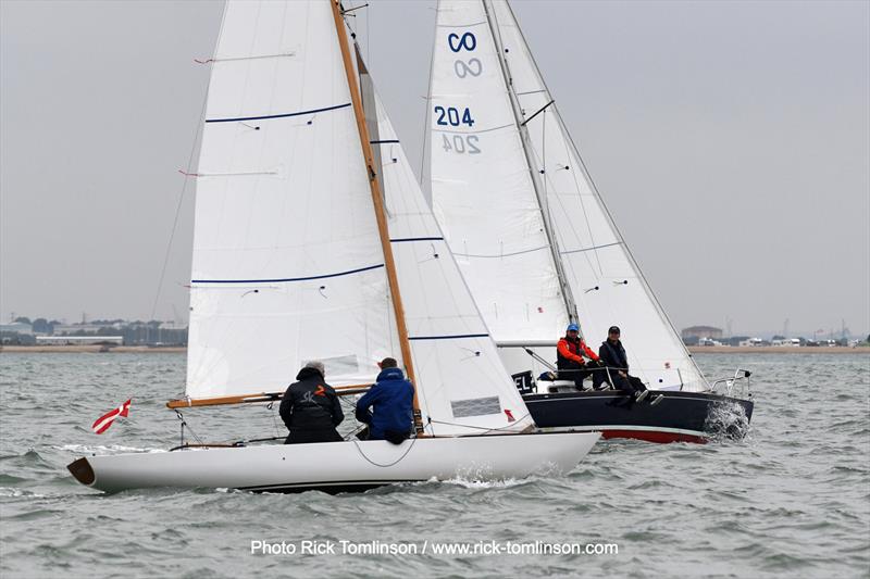 Hamble Classics - Cygnet, Galadriel of Lothlorien photo copyright Rick Tomlinson / www.rick-tomlinson.com taken at Hamble River Sailing Club and featuring the Classic Yachts class