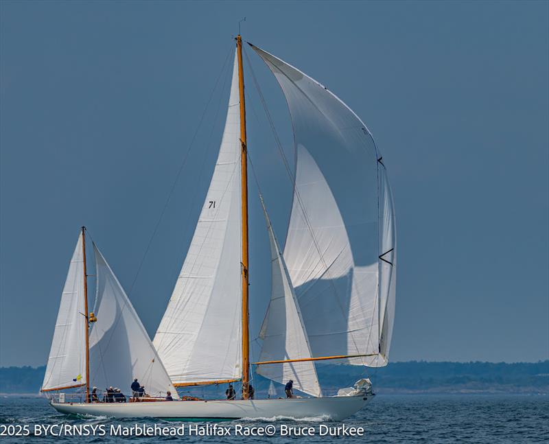 Marblehead Halifax Race 2025 photo copyright Bruce Durkee taken at Boston Yacht Club and featuring the Classic Yachts class