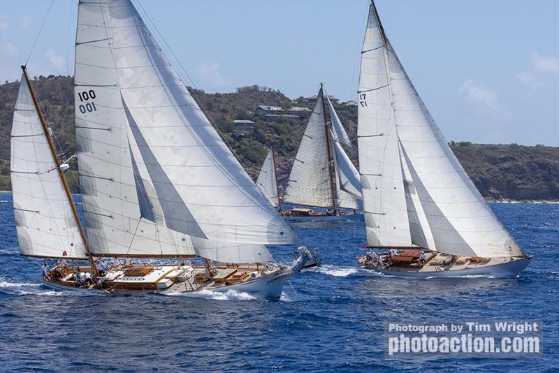 Antigua Classic Yacht Regatta photo copyright Tim Wright / Photoaction.com taken at Antigua Yacht Club and featuring the Classic Yachts class