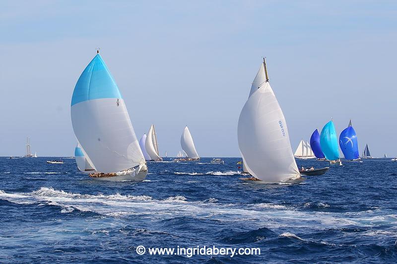 Les Voiles de Saint-Tropez Day 2 photo copyright Ingrid Abery / www.ingridabery.com taken at Société Nautique de Saint-Tropez and featuring the Classic Yachts class