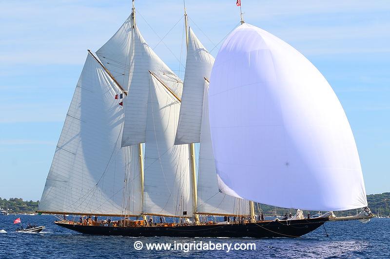 Les Voiles de Saint-Tropez Day 2 photo copyright Ingrid Abery / www.ingridabery.com taken at Société Nautique de Saint-Tropez and featuring the Classic Yachts class