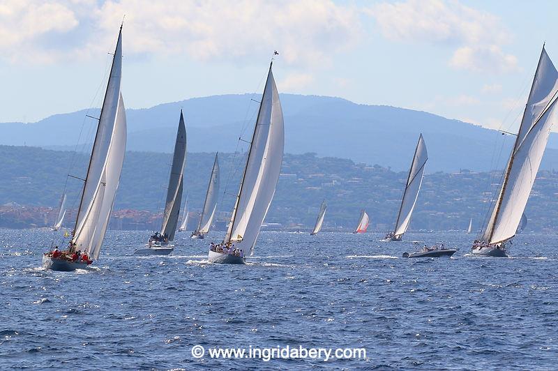 Les Voiles de Saint-Tropez Day 2 photo copyright Ingrid Abery / www.ingridabery.com taken at Société Nautique de Saint-Tropez and featuring the Classic Yachts class