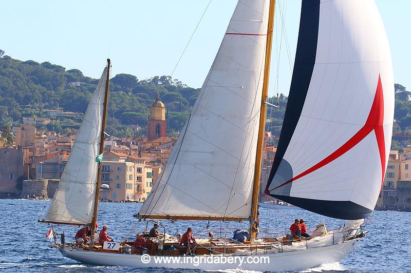 Les Voiles de Saint-Tropez Day 2 photo copyright Ingrid Abery / www.ingridabery.com taken at Société Nautique de Saint-Tropez and featuring the Classic Yachts class