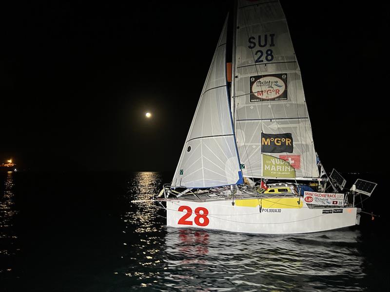 Renaud Stitelmann (#28 CAPUCINETTE ) has secured another victory, crossing the finish line in Fiji on 13 June after 79 days, 17 hours, and 19 minutes at sea - photo © Don McIntyre / MGR2025