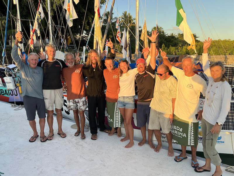 10 of the 15 #MGR2025 entrants enjoying the time-off the water - photo © Don McIntyre / MGR2025