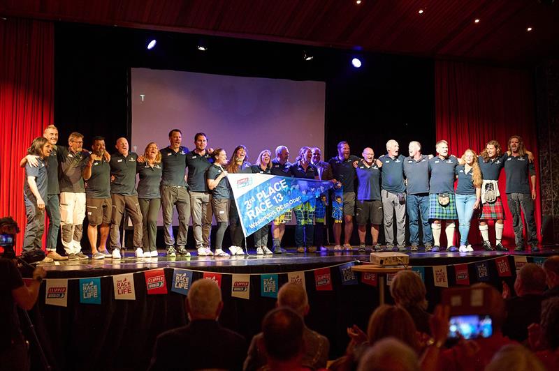 Clipper Race 13 - Ha Long Bay Viet Nam team on stage - photo © Clipper Race