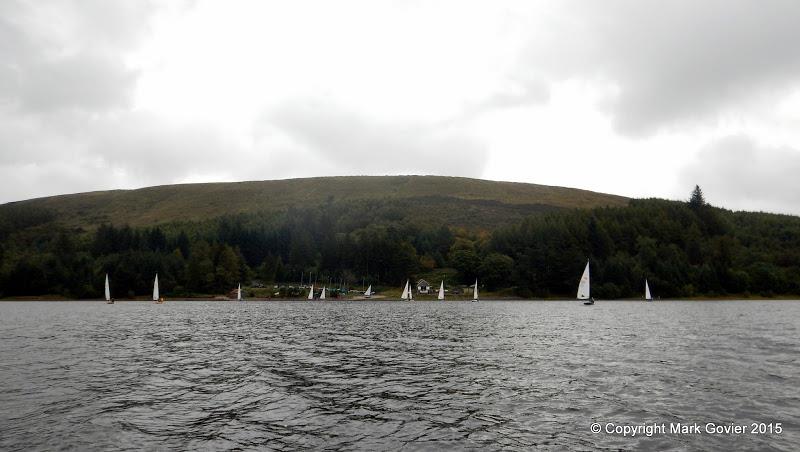 Comets at Merthyr Tydfil photo copyright Mark Govier taken at Merthyr Tydfil Sailing Club and featuring the Comet class