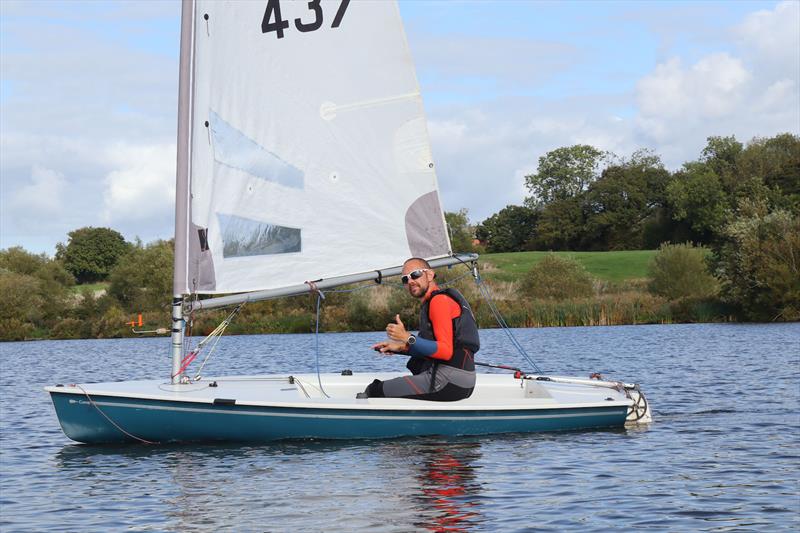 3rd Overall Pete Chambers during the Border Counties Midweek Sailing Series at Winsford Flash - photo © Lewis Bowden