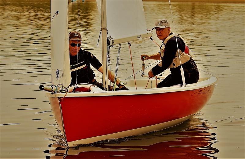 Noble Marine Comet Trio Inlands at Llangorse photo copyright Robert Dangerfield taken at Llangorse Sailing Club and featuring the Comet Trio class