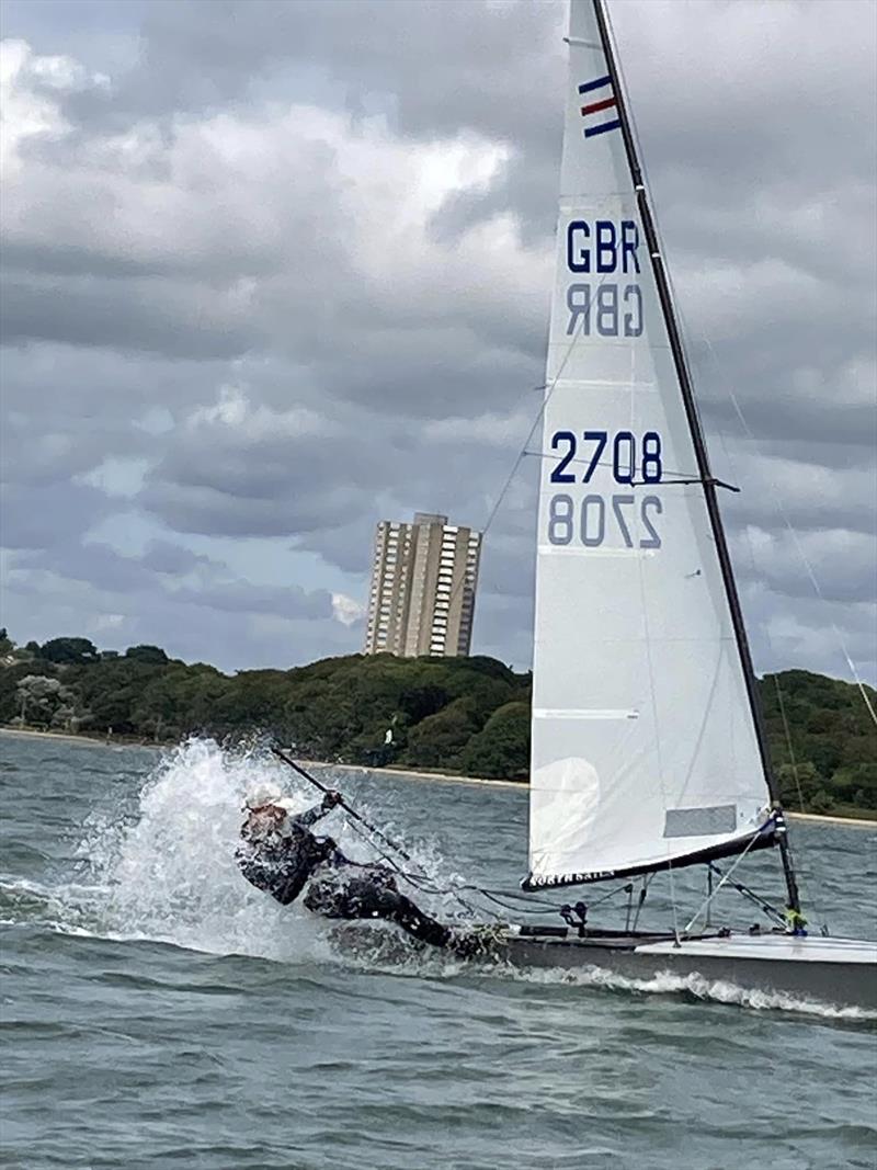 Weston Contender Open photo copyright Clare Stubbs taken at Weston Sailing Club and featuring the Contender class