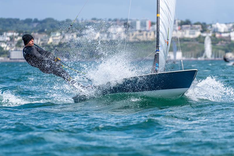 Hartley Boats Contender British Nationals day 3 photo copyright Tom Wild taken at Paignton Sailing Club and featuring the Contender class