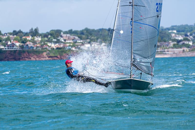 Hartley Boats Contender British Nationals day 3 photo copyright Tom Wild taken at Paignton Sailing Club and featuring the Contender class