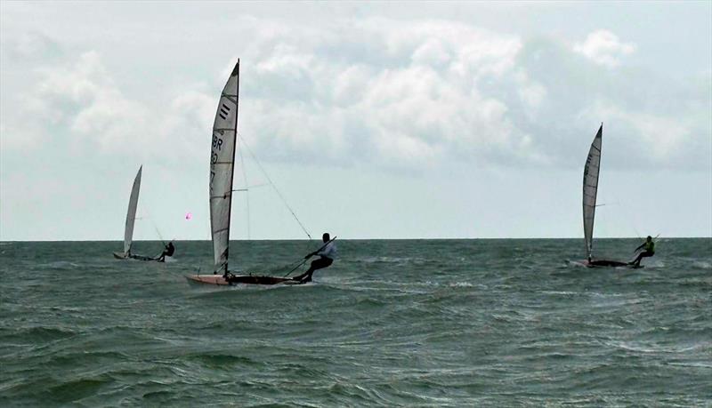Contender Travellers at Hythe and Saltwood photo copyright Simon Dodds taken at Hythe and Saltwood Sailing Club and featuring the Contender class