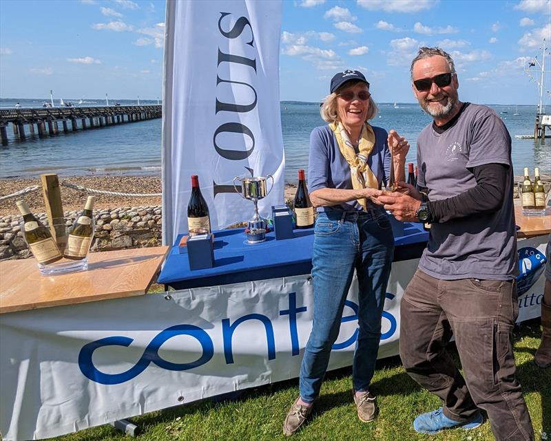 Fiona Rogers presenting the prizes at th RSYC Contessa Regatta photo copyright RSYC Sailing Office taken at Royal Solent Yacht Club and featuring the Contessa 32 class