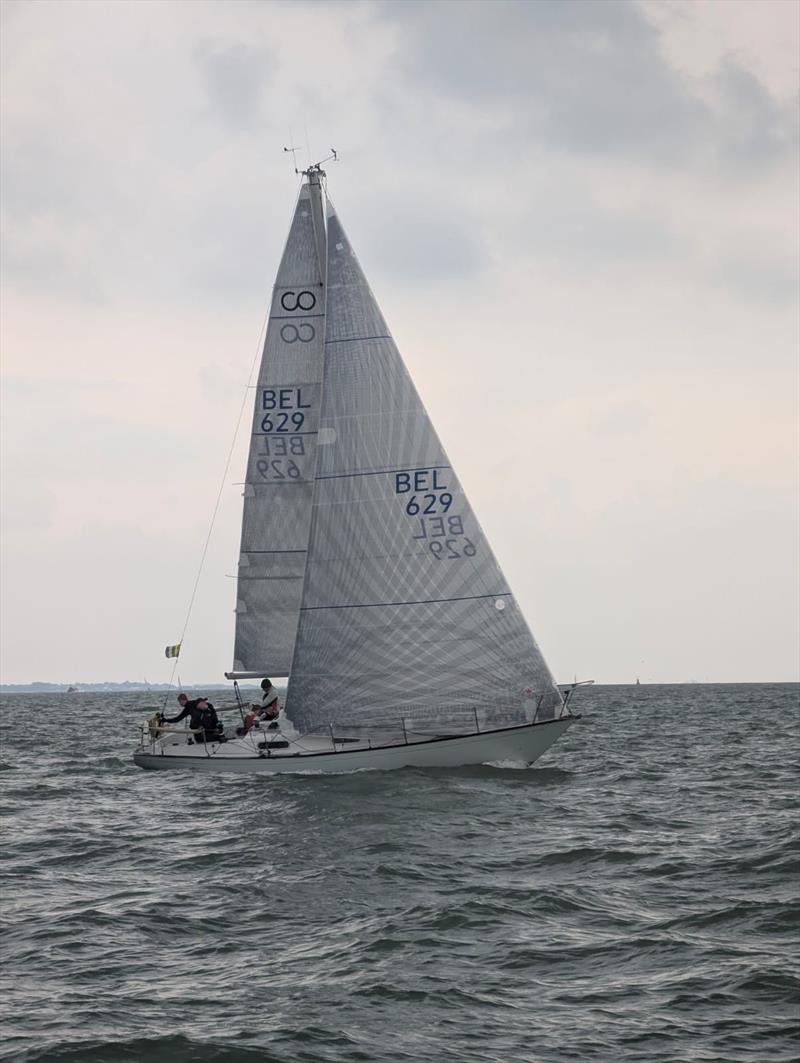 Lecas during the CO32 Nationals at Cowes photo copyright Paul Vanner taken at Royal London Yacht Club and featuring the Contessa 32 class