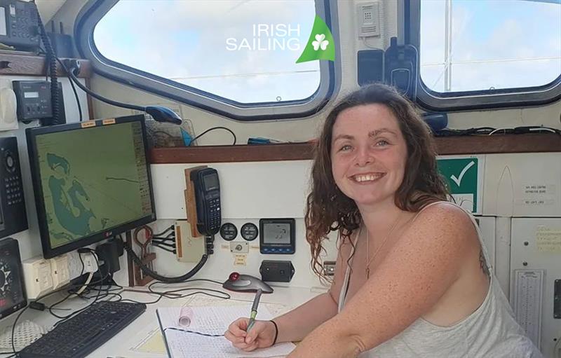 Leonie Conway sets sail photo copyright Irish Sailing taken at Irish Sailing Association and featuring the Cruising Yacht class