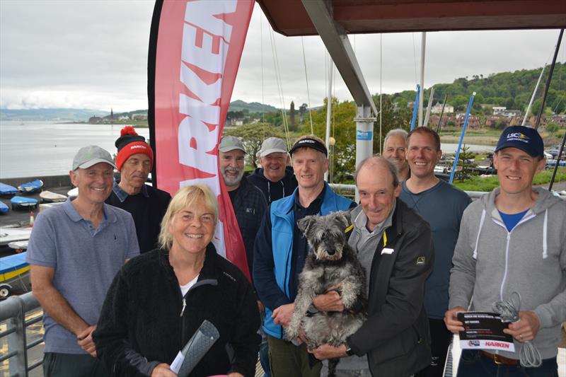 The D-Zero Clan during the Harken One Design Regatta at Largs Sailing Club photo copyright Colin MacDonald taken at Largs Sailing Club and featuring the D-Zero class