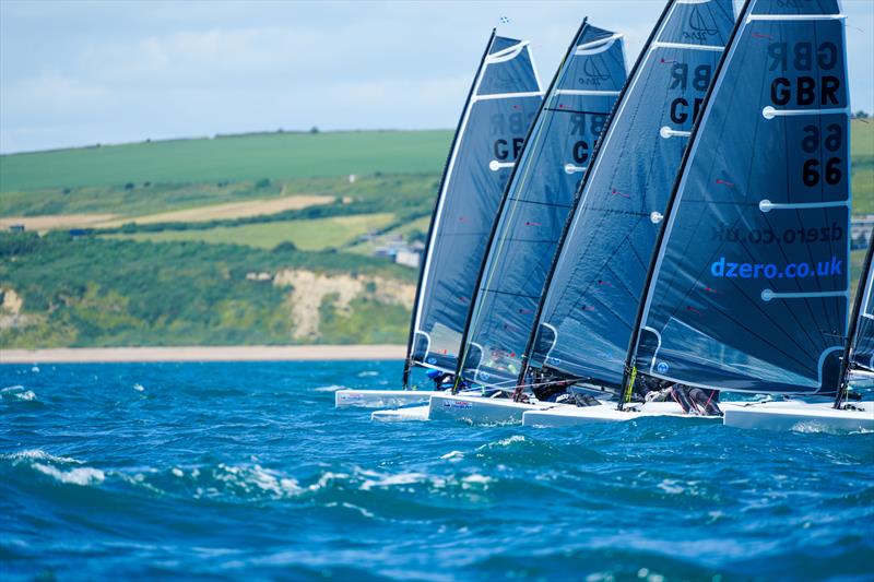 Sailing Chandlery Devoti Sailing D-Zero Europeans and UK Nationals at the WPNSA photo copyright Lotte Johnson / www.lottejohnson.com taken at Weymouth & Portland Sailing Academy and featuring the D-Zero class