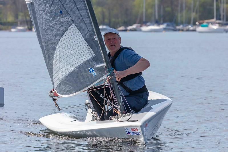Nigel Austin during the Ullswater Magic Marine Daffodil Regatta 2026 - photo © Tim Olin / www.olinphoto.co.uk