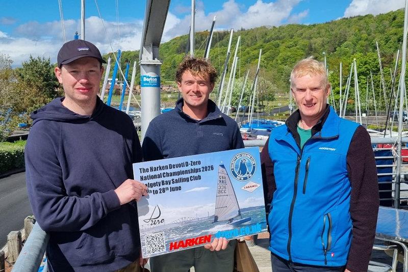 D-Zero prize winners at the Largs Chandlers One-Design Regatta photo copyright David Valentine taken at Largs Sailing Club and featuring the D-Zero class